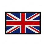 United Kingdom UK Great Britain British England Scotland Embroidery Flag Patches Reflective PVC Armband Appliques Badges For Cap (New)