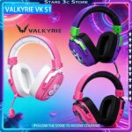 VALKYRIE VK S1 Gaming Headset Wireless Triple-Mode Detachable Microphone 15ms Ultra-Low Latency Esports Chip Gamer Headphones (New)