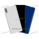 Battery Cover Samsung Galaxy A50 A505F Battery Back Cover Rear Door Plastic Housing Case Panel With Sticker Replacement (New)