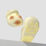 New Anti-Slip Cat Paw Slippers Summer Clogs Woman Novelty Animal Designer Slides Garden Shoes for Women Mary Jane EVA Slipper (New)