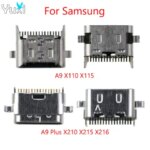 YuXi 5pcs Usb Type C Charging Port Charger Connector Plug Dock Socket Samsung Galaxy Tab A9 X110 X115 A9 Plus X210 X215 X216 (New)
