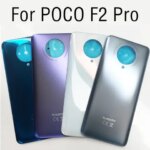 Battery Back Glass Cover Xiaomi POCO F2 Pro Battery Cover Back Glass Panel Rear Housing Door Case Replacement With Lens (New)