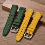 20/21/22mm FKM Rubber Strap for IWC PILOT Portugal Waterproof Unisex Rubber Quick Release Sport Strap Butterfly Buckle Bracelet (New)