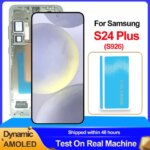6.7" Dynamic LTPO AMOLED 2X For Samsung S24 Plus LCD Display Touch Screen Digitizer Assembly S24+ SM-S926B Replacement Parts (New)