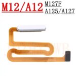Home Button Menu Return Key Fingerprint Sensor Flex Cable With Power Button Samsung Galaxy A12 A125 A127 M12 M127F (New)
