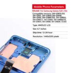Super AMOLED Screen for Samsung Galaxy S20 Plus G985F G986F LCD Display for Samsung Galaxy S20 Plus G985 Screen Fingerprint Work (New)