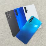 Original Rear Glass Door Housing Case Honor 20 Back Battery Cover Repair Replacement Parts Honor20 With Camera Lens+Logo (New)