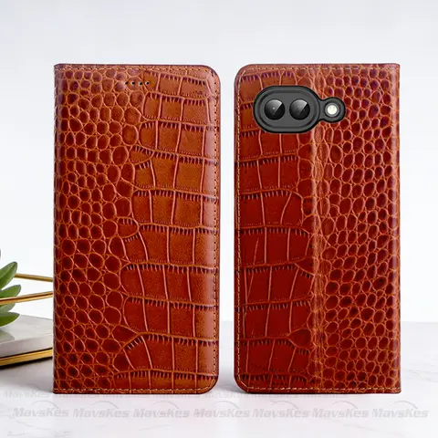 Se9cb94ccf33d45e398d6bf2ec2341b4e6_480x480q75 For Google Pixel 10A Case Luxury Genuine Leather Flip Back Cover For Google Pixel 10A Phone Wallet Cover Book Coque Fundas Shell (New) - Image 1