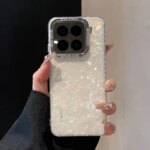 Shockproof Glitter Shell Pattern Case Xiaomi 15 Mi 14 Pro Mi13 Mi17 Pro Slim Electroplating Camera Protection Phone Cover (New)