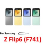 Samsung Galaxy Z Flip6 Flip 6 F741 F741B Phone New Housing Chip SIM Card Tray Slot Holder Pocket Parts Grey Blue Green (New)