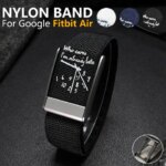 Sports Nylon Straps Google Fitbit Air Soft Loop Wristb Luxury Printed Watch B Women Men (New)