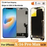 OLED LCD iPhone X XR 13 Pro Max LCD 3D Touch Screen Digitizer iPhone 12 Pro Max Display 14 Plus 12 Mini 15 LCD 16 Plus Bangladesh (New)