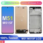 67'' Display Samsung Galaxy M51 M515 M515F M515F DS Full LCD Touch Screen Replacement Repair Parts Samsung M51 LCD (New)