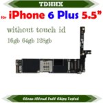 Clean iCloud for iphone 6 Plus 5.5inch Motherboard with/no Touch ID100% Working With IOS system & full Chips logic board (New)