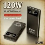 BCAK BackShell 120W Super Fast Charging Power Bank | 20000mAh Large Capacity Portable Mobile Power Supply Bangladesh (New)
