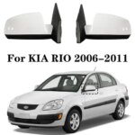 For KIA Rio 2006 2007 2008 2009 2010 2011 Car Rearview Mirror Cover Reverse Mirror Assembly (New)