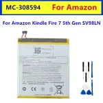 Original 2980mAh MC 308594 Battery Amazon Kindle Fire 7 5th Gen SV98LN Mobile Phone Replacement Batteries Bateria Bangladesh (New)