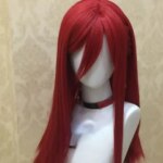 Anime Blue Lock Chigiri Hyoma Cosplay Wig Long Straight Wig Heat Resistant Fiber Wig with Rose Net Halloween Party Wigs (New)