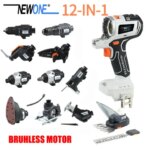 12-in-1 Combo Kit Cordless Brushless Recip Saw Jig Saw Circular Saw Chainsaw Oscillating Tool Screw Driver For Makita Battery (New)