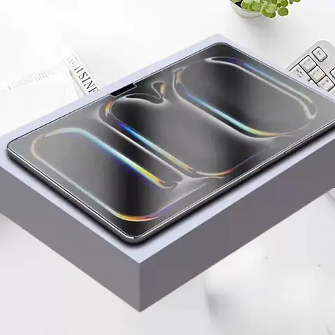 Seb361a2353db4edfae993084922c5bebY_480x480q75 Apple IPad Air Pro 13 11 2024 Matte Frosted Tablet Tempered Glass Screen Protector Anti Fingerprint Protective Pad Film (New) - Image 1