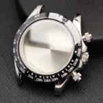 393MM Watch Case Fits VK63 Movement Mechanical Watch Parts Men's Watches Steel Case High Quality VK63 Case 20mm Watch Strap (New)