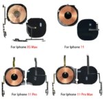 NEW For iPhone X XR XS MAX 11 Pro Max 8 Plus SE 2020 Wireless Charging Chip NFC Coil Charger Panel Sticker Volume Flex Cable (New)