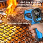 -50 to 800 Degree Mestek Digital Infrared Thermometer Laser Temperature Meter Non-contact Pyrometer Hygrometer IR Thermometer (New)