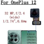 Rear Front Camera Module For Oneplus 12 Original Back Facing Main Periscope Telephoto Ultrawide Camera Assembly Flex (New)