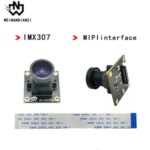 HD 1080P 1920*1080 MIPI camera module IMX307 1/2.8 sensor Field of view 140° Wide Angle 60fps 24PIN interface csi Bangladesh (New)