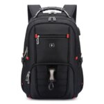 Waterproof Mens Backpack 15.6/17 Inch Laptop Backpacks School Travel Bags Swiss-style Large Capacity Business Bagpack Mochila (New)