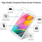 2pcs 9H Tempered Glass Samsung Galaxy Tab A 80'' 2019 SM-T290 SM-T295 Clear Screen Protector Anti Scratch Protective Film (New)