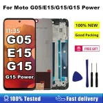 LCD Motorola Moto G05 E15 G15 LCD Display Touch Screen Digiziter Motorola Moto G15 Power Display Screen With Frame Bangladesh (New)
