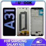 64 AMOLED LCD Samsung Galaxy A31 A315 LCD Display Touch Screen Digitizer Assembly A315F A315G A315N LCD Screen With Frame (New)