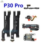 Huawei P30 Pro Microphone SIM Holder Board Ear Speaker Loudspeaker Ringer Buzzer On/Off Volume Charging Port Flex Cable Bangladesh (New)