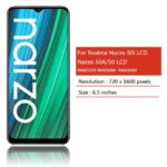 OEM Oppo Realme Narzo 50 50i 50A LCD Display Touch Screen Digitizer Assembly RMX3286 RMX3235 RMX3430 Display With Frame (New)