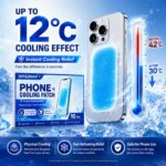 Professional 10pcs Phone Cooling Patch Instant Physical Gel Cooling Pad Smartphone Gaming Heat Dissipation Tool Set (New)