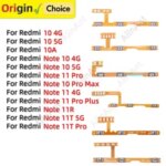 OEM Side Buttons key Volume Power Flex Cable Xiaomi Redmi Note 11 10 10A 10C 10s 10T 11s 11E 11R 11T Pro Max Plus 4G 5G Bangladesh (New)