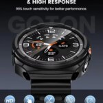 3 in 1 Cover+Tempered Glass+Bezel Ring Samsung Galaxy Watch 8 Classic 46mm TPU Protective Bumper Watch 8 Classic Accessories (New)