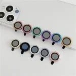 Purple Tempered Glass Camera Lens Protector Cover iPhone 14 15 ProMax 14 Plus 12 13 Mini Protection 13 14 15 Pro Accessories Bangladesh (New)
