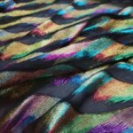 Jacquard Fabric Silk Somali Dirac Brocade Colorful Metallic Lurex Mulberry Soie Saree Dress Material (New)