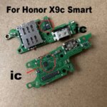 Huawei Honor X9c Smart USB Charging Port Mic Microphone Dock Connector Fast Board Flex Cable Repair Parts (New)