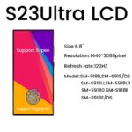 6.8" 120hz  AMOLED For Samsung Galaxy S23Ultra 5G S918/S918B  Display - LCD Touch Screen with Frame Display Replacement (New)