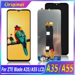 6.75 Original ZTE Blade A35 LCD Z2453 Display Touch Screen Digitizer Assembly ZTE Blade A55 Z2450 Screen Replacement Bangladesh (New)