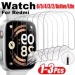 1 5 Hydrogel Film Screen Protector Redmi Watch 6 5 4 3 2 HD Protective Soft Film Xiaomi Redmi Watch 5 3 Active/2 Lite Bangladesh (New)
