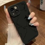 Travel-nspired Airplane Route Desian Phone Case iPhone 16 15 14 13 12 11 Pro Max Mini 8 7 Plus X XR XS Soft Silicone Covers (New)