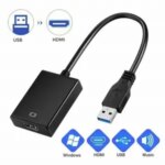 1080P USB 3.0 to HDMI Compatible Converter Multi Display Graphic Adapter PC Laptop Projector HD External Video Card Bangladesh (New)