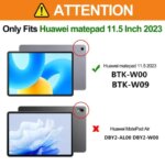 3 Pieces Scratch Proof Tempered Glass Screen Protector Huawei MatePad 115 inch 2023 Tablet Protective Film BTK-W00 BTK-W09 (New)