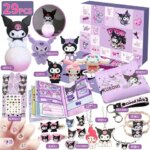 2024 Sanrio Kuromi Hello KittyAnime Christmas Calendar Advent Figures Halloween Countdown Collectible Surprise Toy Xmas Gift (New)