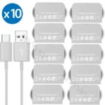 10PCs 1M 3FT Type c USB C Charger Cable Fast Quick Charging Cables Samsung S10 S8 S20 S22 S23 Note 10 htc lg (New)