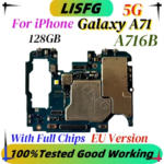 Full Working logic board For Samsung Galaxy A71 A716B 128GB Motherboard mother main Circuit Flex Cable Board 5G Plate Eu Version (New)